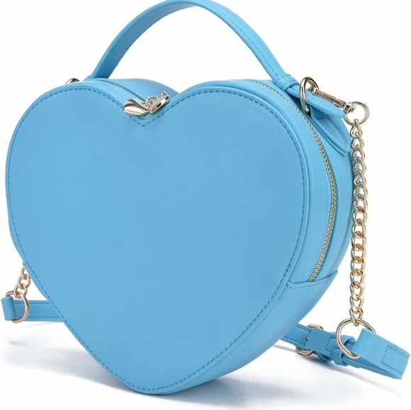 NWT Hot Pink Heart Purse Faux Leather Halloween Costume: Barbie Bag - Picture 8 of 9